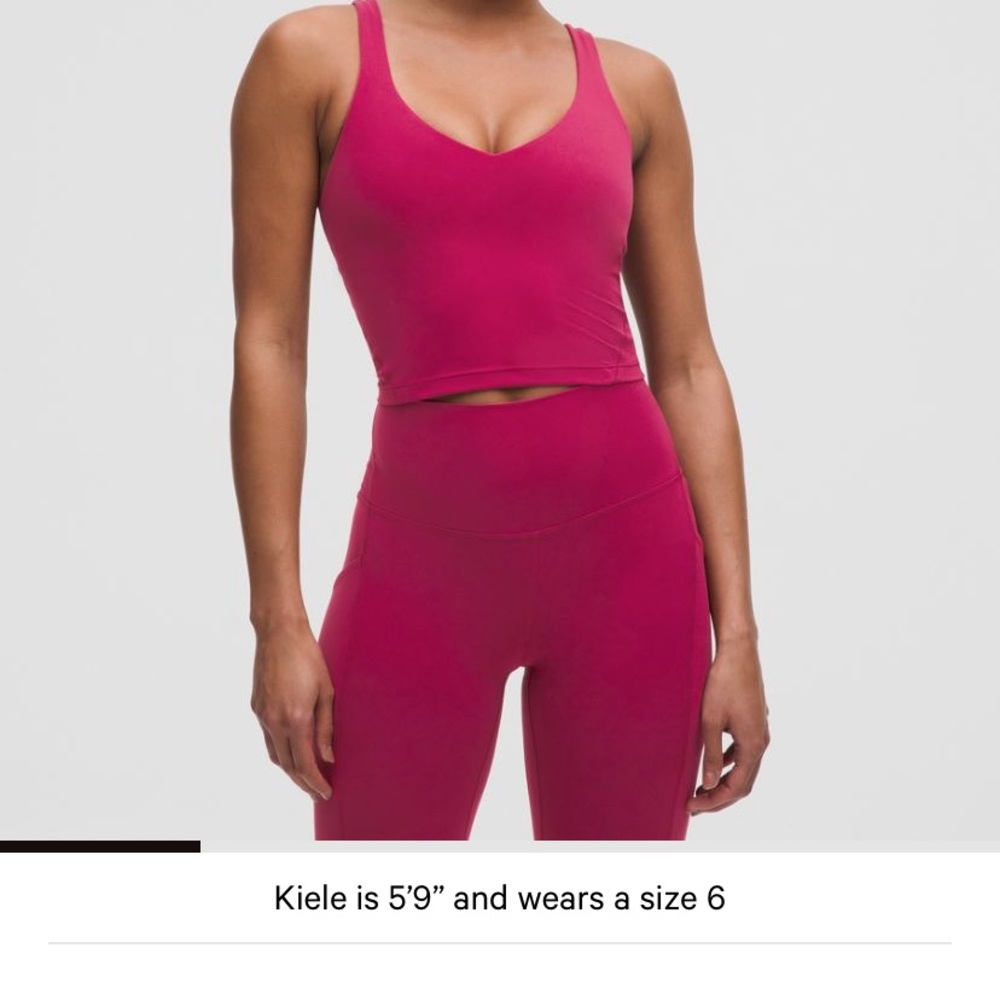 Lulu Align Tank in Pomegranate Size 6